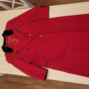 Vintage EUC London Fog 100% Wool with Velvet Collar Union Made Long Jack…